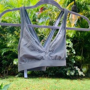 Victoria Secret Sports Bra, Gray/silver, size S